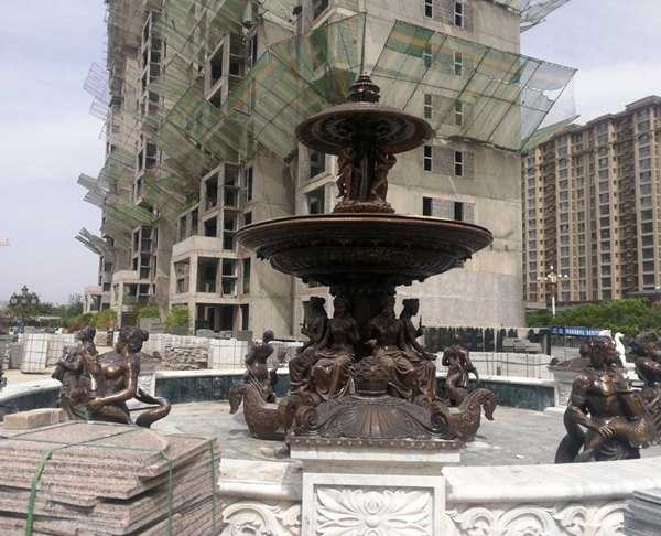 景觀雕塑定制，大型銅雕塑工廠