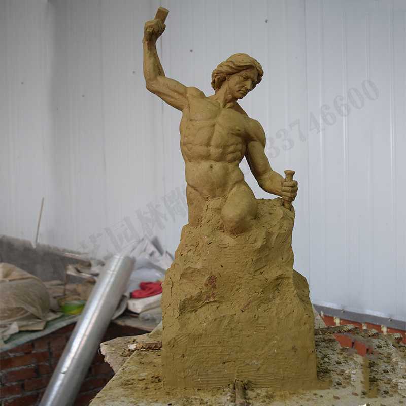 自我雕刻，雕刻自我，自我雕刻雕塑