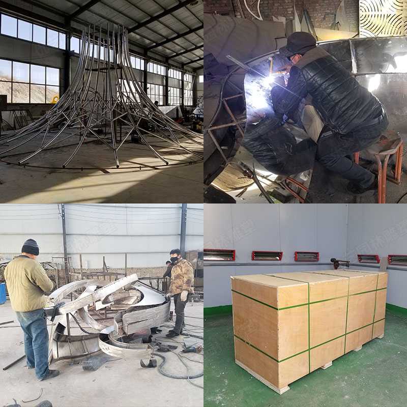 不銹鋼雕塑廠家，景觀雕塑定制